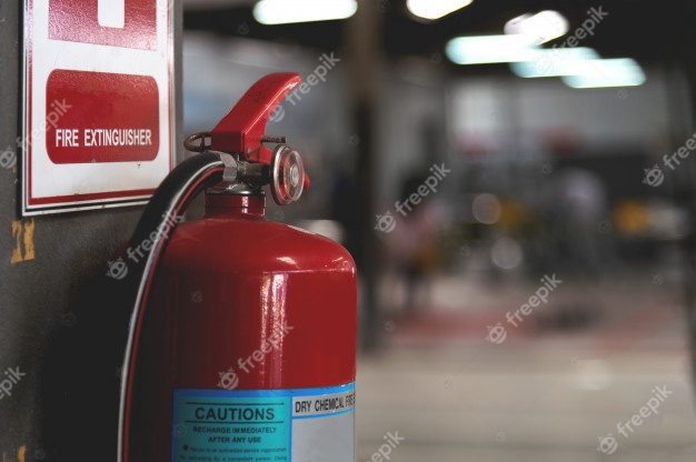 closeup red fire extinguisher 41050 1321